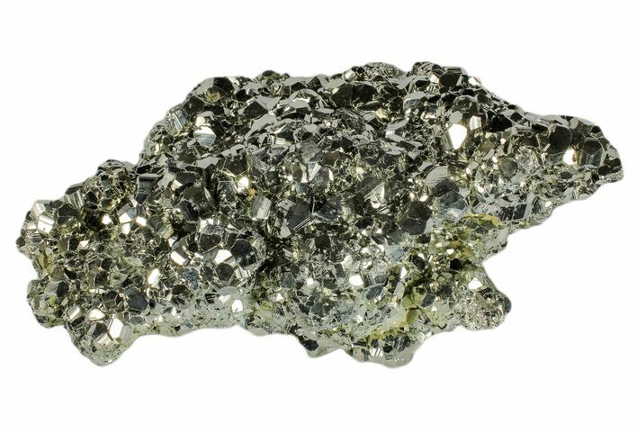 Shiny Pyrite Crystal Cluster - Peru #173278